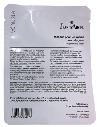 masque pour les mains au collagene 1szt.